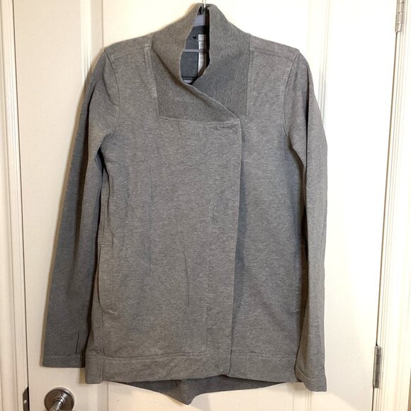 lululemon athletica Sweaters - Lululemon Athletica Belle Women's Wrap Sweatshirt Cardigan Size 4 Grey Jacket